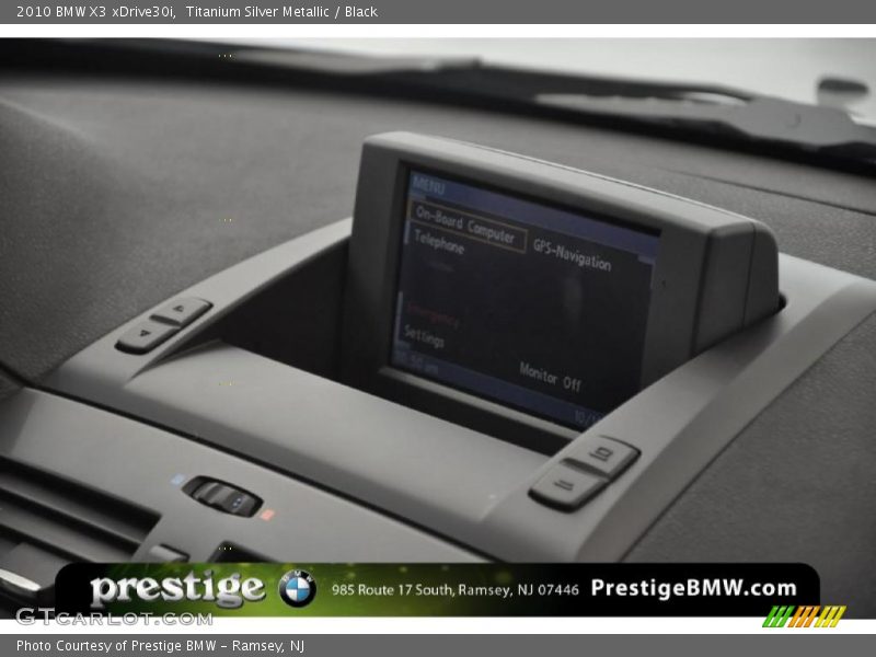 Titanium Silver Metallic / Black 2010 BMW X3 xDrive30i