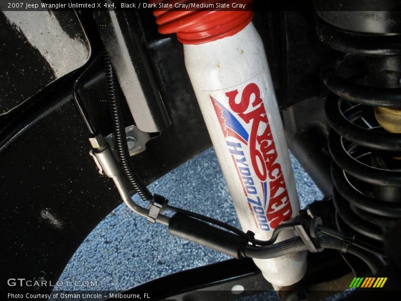Black / Dark Slate Gray/Medium Slate Gray 2007 Jeep Wrangler Unlimited X 4x4