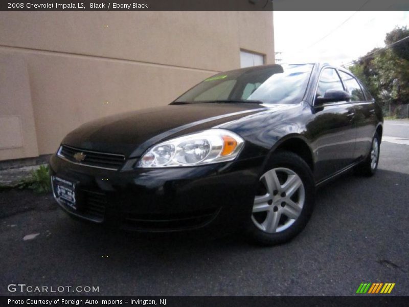 Black / Ebony Black 2008 Chevrolet Impala LS