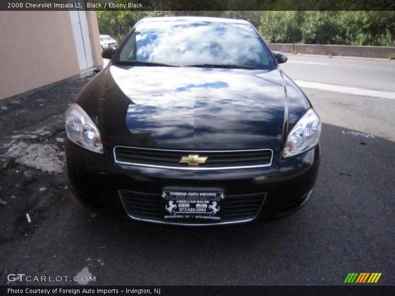 Black / Ebony Black 2008 Chevrolet Impala LS