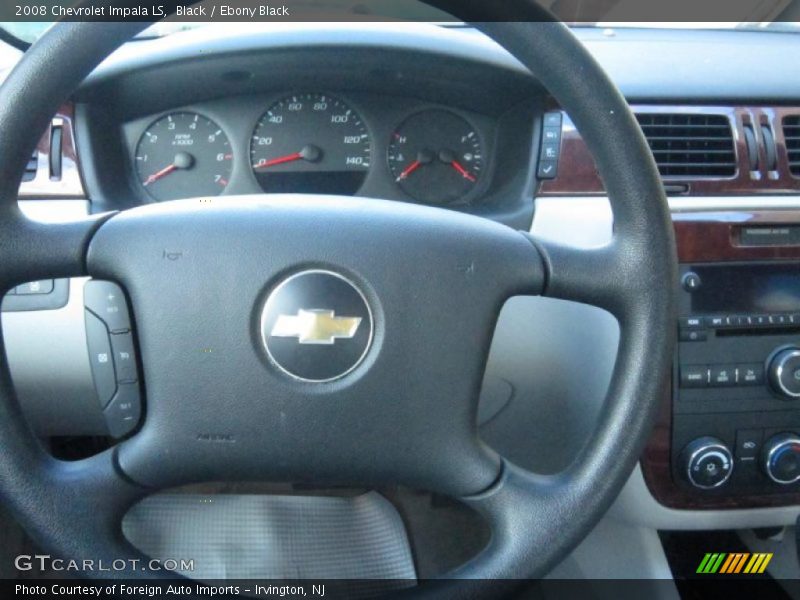 Black / Ebony Black 2008 Chevrolet Impala LS