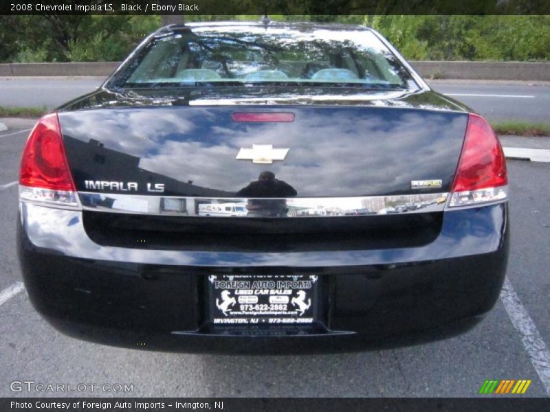 Black / Ebony Black 2008 Chevrolet Impala LS