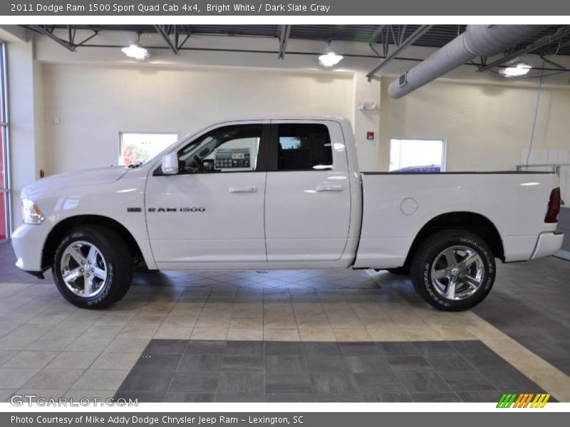 Bright White / Dark Slate Gray 2011 Dodge Ram 1500 Sport Quad Cab 4x4