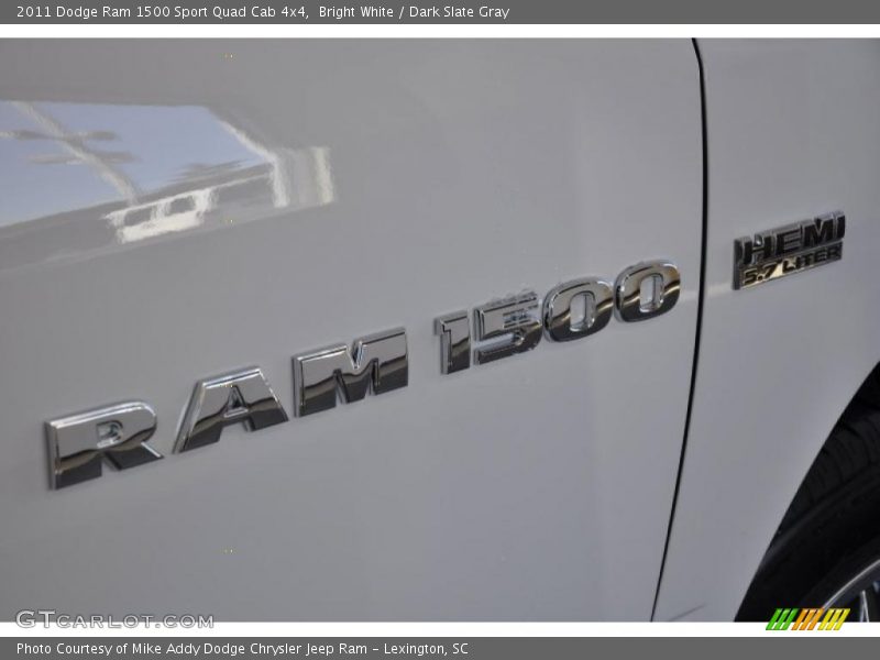 Bright White / Dark Slate Gray 2011 Dodge Ram 1500 Sport Quad Cab 4x4