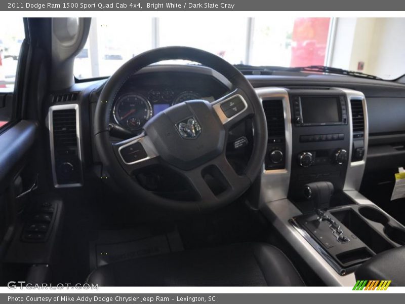 Bright White / Dark Slate Gray 2011 Dodge Ram 1500 Sport Quad Cab 4x4