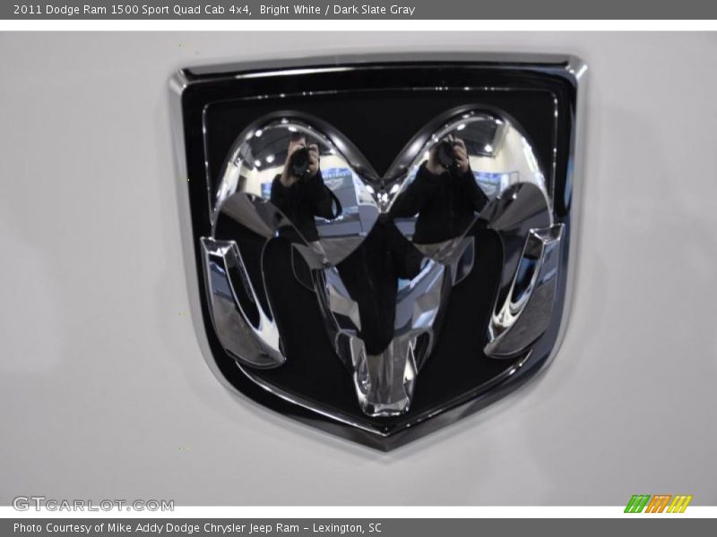 Bright White / Dark Slate Gray 2011 Dodge Ram 1500 Sport Quad Cab 4x4