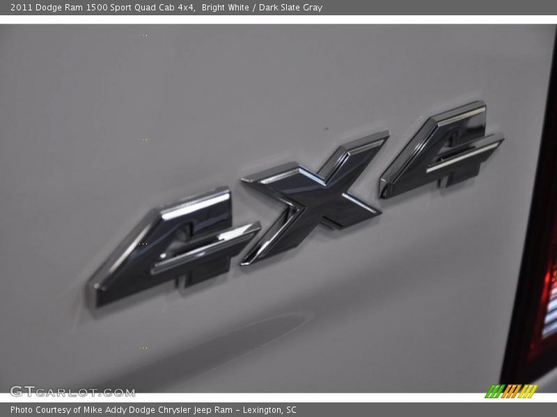 Bright White / Dark Slate Gray 2011 Dodge Ram 1500 Sport Quad Cab 4x4