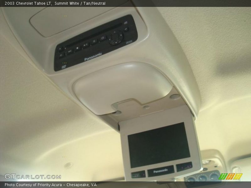 Summit White / Tan/Neutral 2003 Chevrolet Tahoe LT