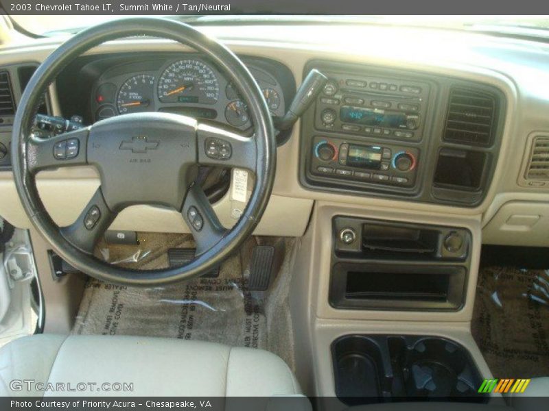 Dashboard of 2003 Tahoe LT