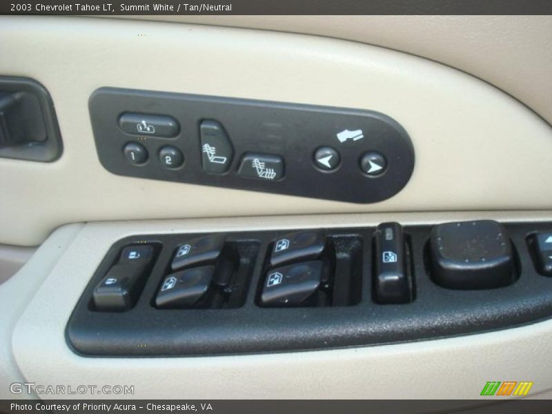 Summit White / Tan/Neutral 2003 Chevrolet Tahoe LT