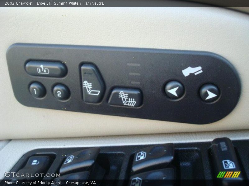 Summit White / Tan/Neutral 2003 Chevrolet Tahoe LT