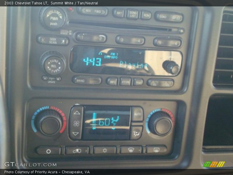Summit White / Tan/Neutral 2003 Chevrolet Tahoe LT