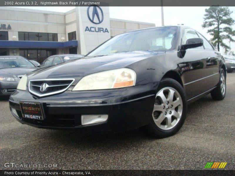 Nighthawk Black Pearl / Parchment 2002 Acura CL 3.2