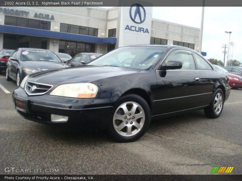 Nighthawk Black Pearl / Parchment 2002 Acura CL 3.2