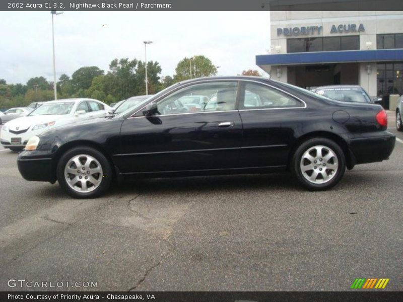 Nighthawk Black Pearl / Parchment 2002 Acura CL 3.2