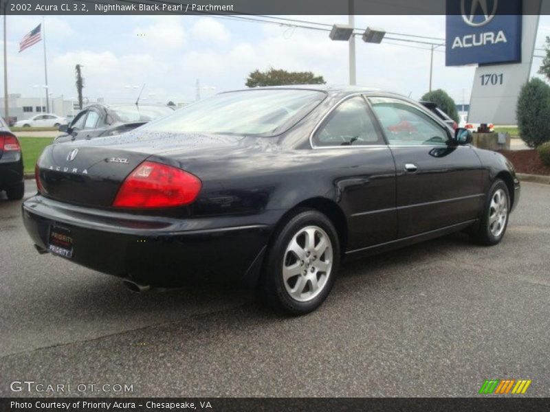Nighthawk Black Pearl / Parchment 2002 Acura CL 3.2