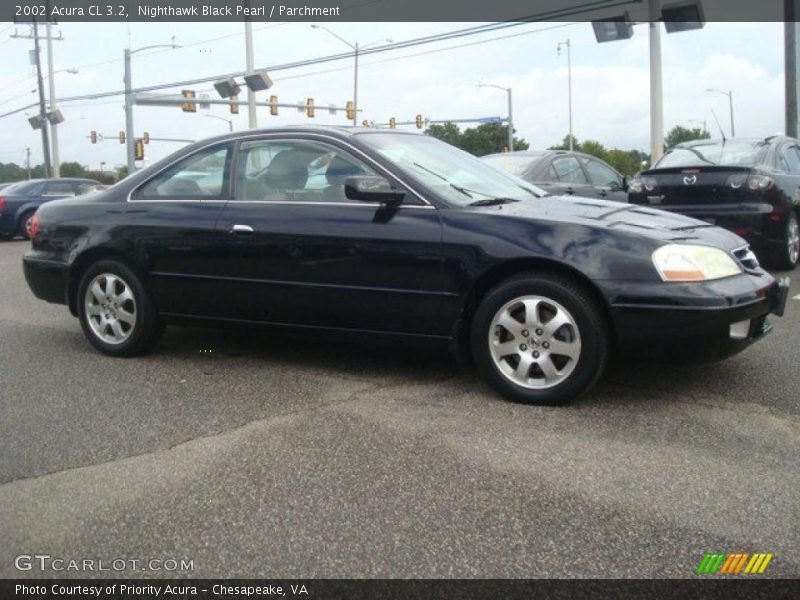 Nighthawk Black Pearl / Parchment 2002 Acura CL 3.2