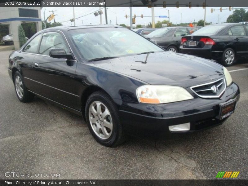 Nighthawk Black Pearl / Parchment 2002 Acura CL 3.2