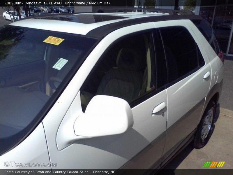 Bright White / Medium Oak 2002 Buick Rendezvous CXL AWD