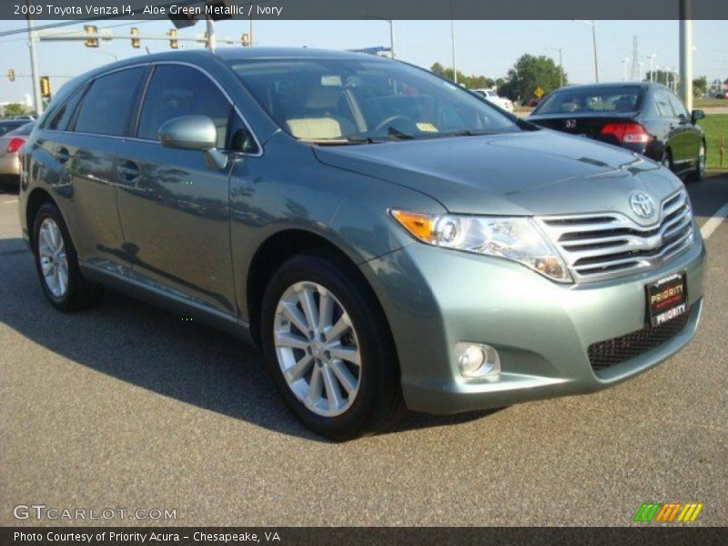 Aloe Green Metallic / Ivory 2009 Toyota Venza I4