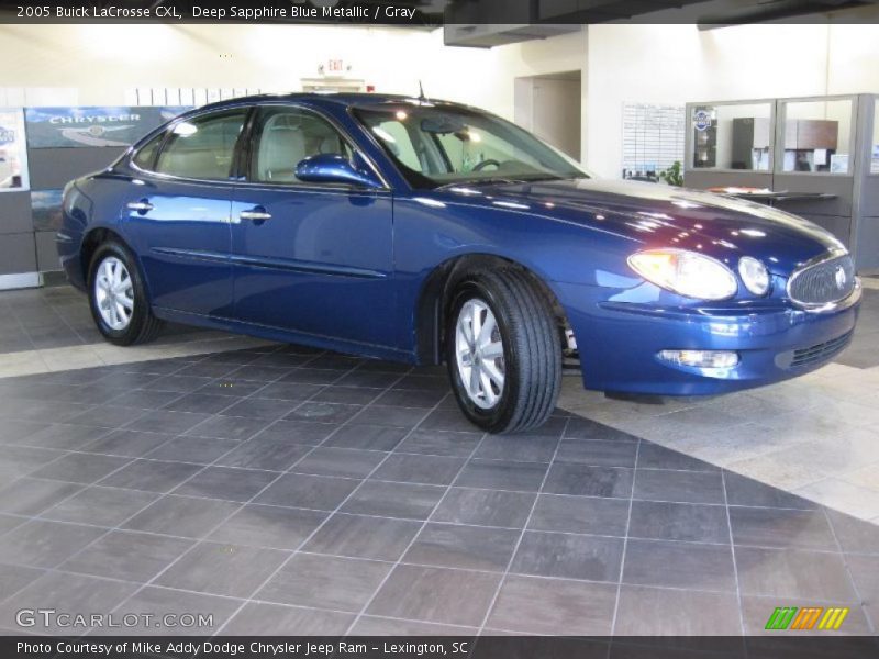 Deep Sapphire Blue Metallic / Gray 2005 Buick LaCrosse CXL