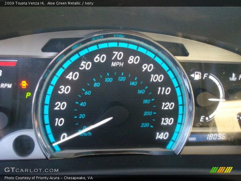 Aloe Green Metallic / Ivory 2009 Toyota Venza I4