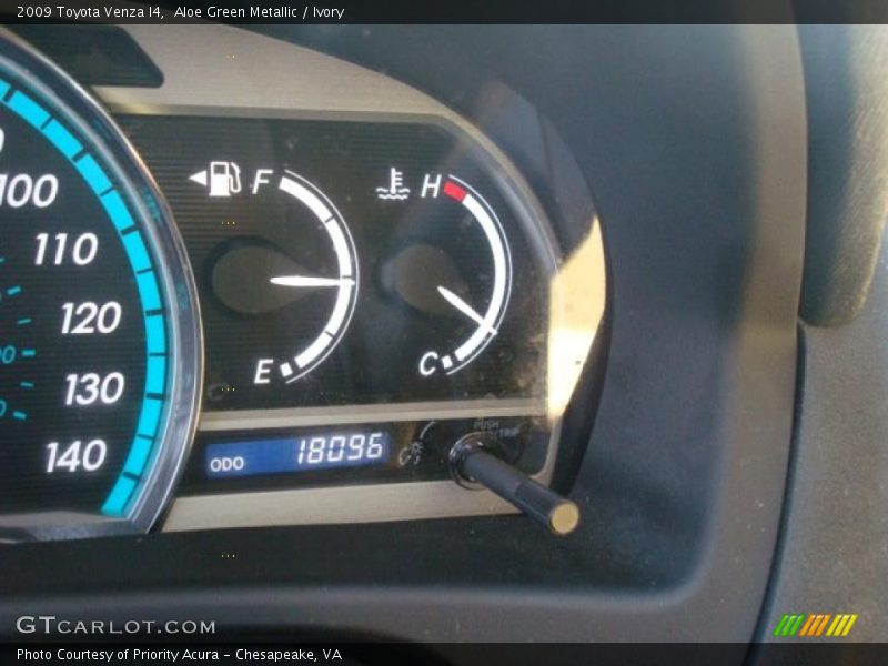 Aloe Green Metallic / Ivory 2009 Toyota Venza I4