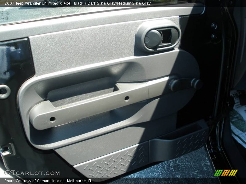 Black / Dark Slate Gray/Medium Slate Gray 2007 Jeep Wrangler Unlimited X 4x4
