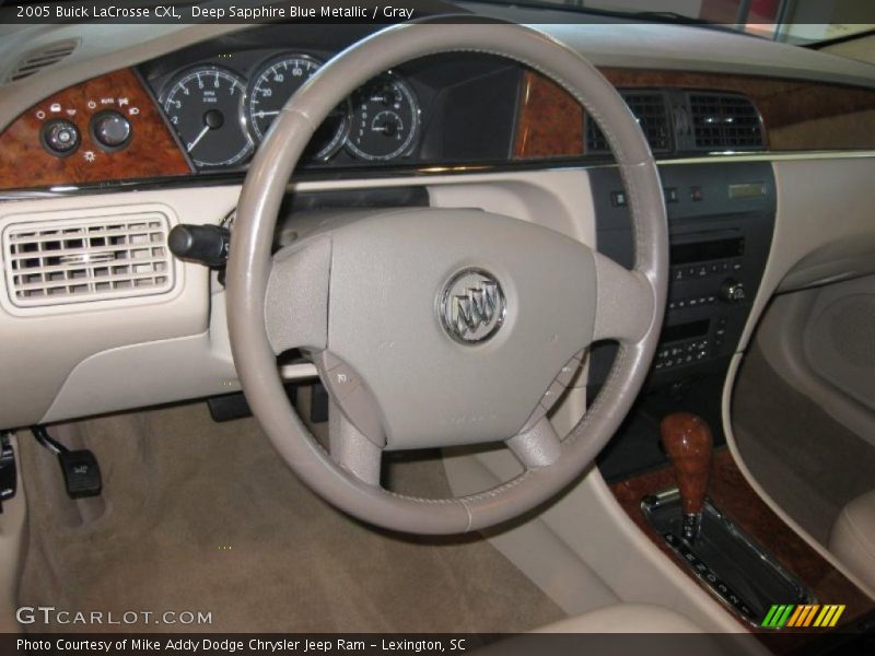 Deep Sapphire Blue Metallic / Gray 2005 Buick LaCrosse CXL