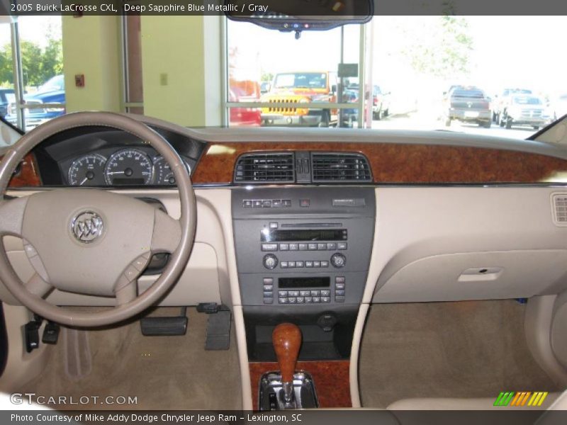 Deep Sapphire Blue Metallic / Gray 2005 Buick LaCrosse CXL