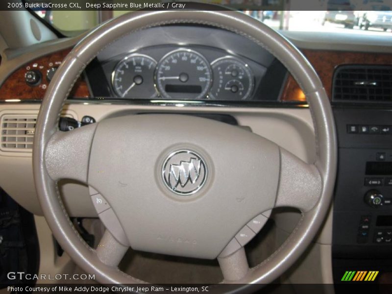 Deep Sapphire Blue Metallic / Gray 2005 Buick LaCrosse CXL