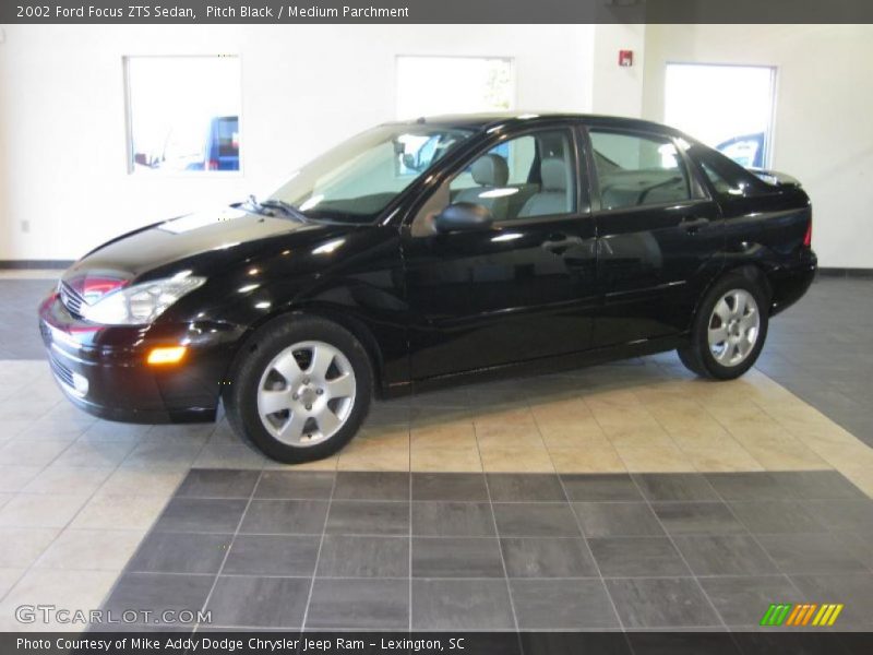 Pitch Black / Medium Parchment 2002 Ford Focus ZTS Sedan