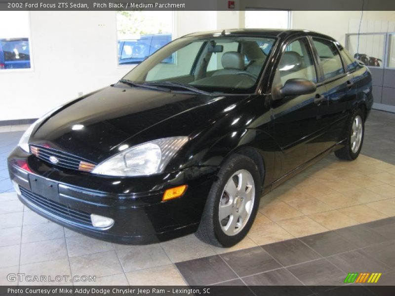 Pitch Black / Medium Parchment 2002 Ford Focus ZTS Sedan