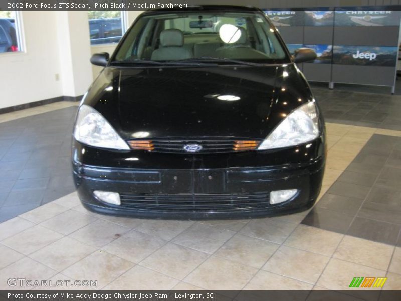 Pitch Black / Medium Parchment 2002 Ford Focus ZTS Sedan