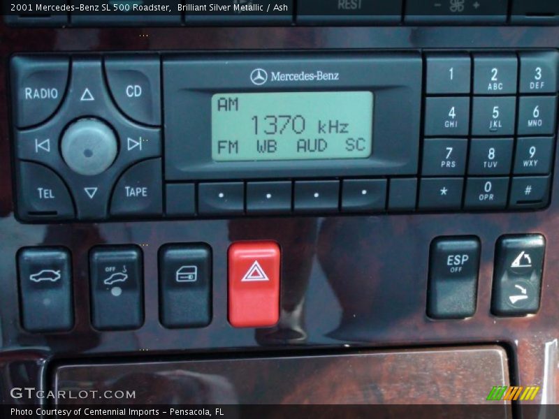 Controls of 2001 SL 500 Roadster