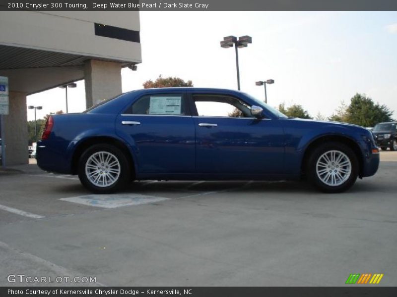 Deep Water Blue Pearl / Dark Slate Gray 2010 Chrysler 300 Touring