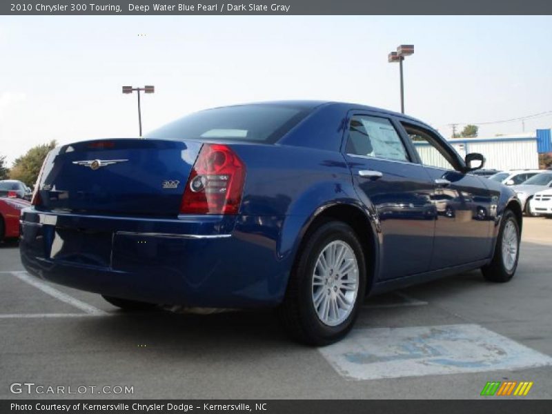 Deep Water Blue Pearl / Dark Slate Gray 2010 Chrysler 300 Touring