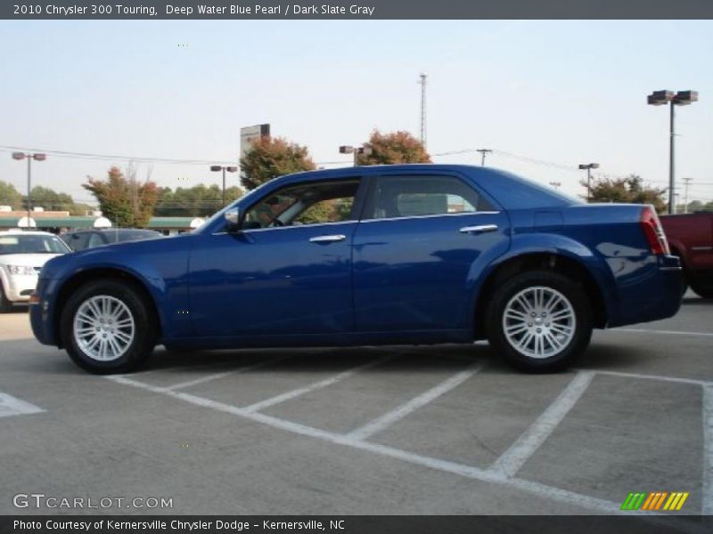 Deep Water Blue Pearl / Dark Slate Gray 2010 Chrysler 300 Touring