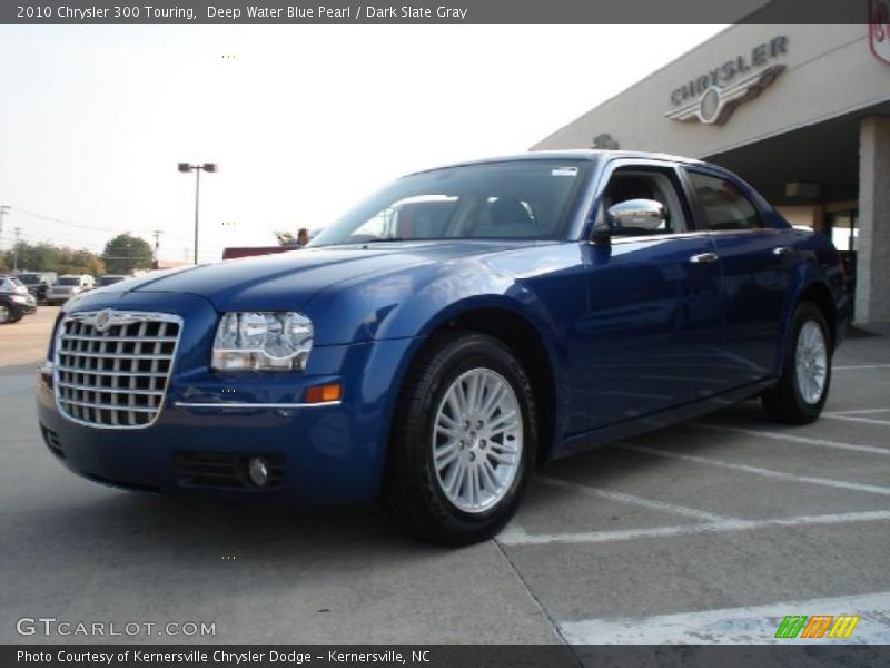 Deep Water Blue Pearl / Dark Slate Gray 2010 Chrysler 300 Touring