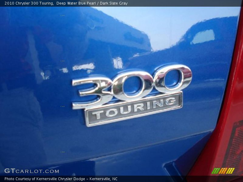 Deep Water Blue Pearl / Dark Slate Gray 2010 Chrysler 300 Touring