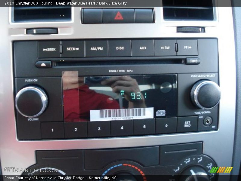 Deep Water Blue Pearl / Dark Slate Gray 2010 Chrysler 300 Touring