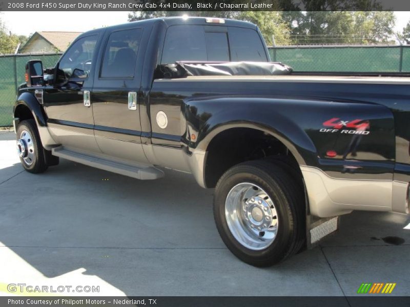 Black / Chaparral Leather 2008 Ford F450 Super Duty King Ranch Crew Cab 4x4 Dually