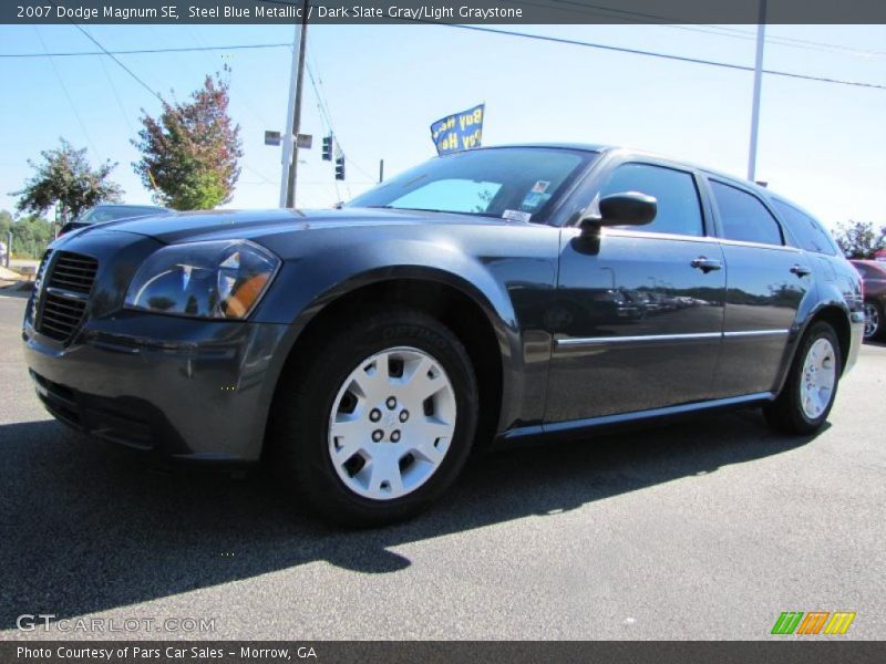 Steel Blue Metallic / Dark Slate Gray/Light Graystone 2007 Dodge Magnum SE