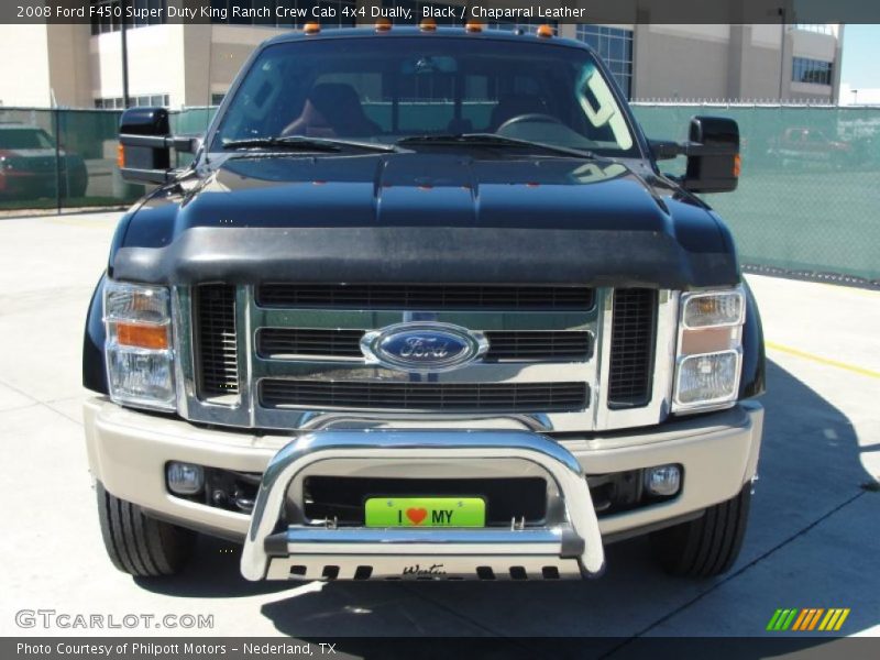Black / Chaparral Leather 2008 Ford F450 Super Duty King Ranch Crew Cab 4x4 Dually