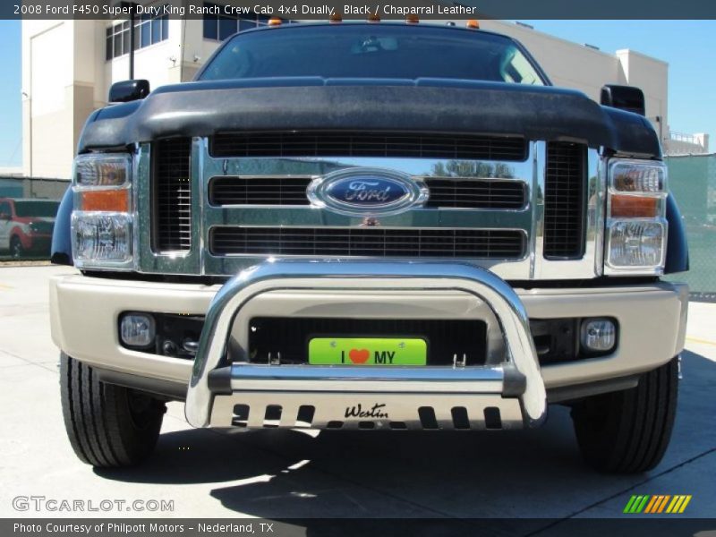 Black / Chaparral Leather 2008 Ford F450 Super Duty King Ranch Crew Cab 4x4 Dually