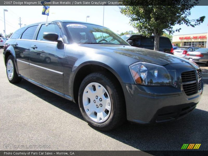 Steel Blue Metallic / Dark Slate Gray/Light Graystone 2007 Dodge Magnum SE