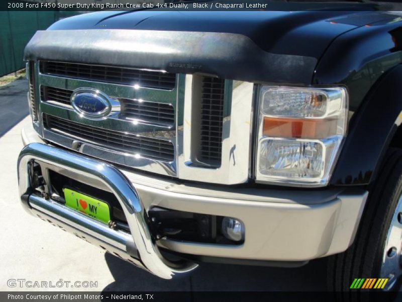 Black / Chaparral Leather 2008 Ford F450 Super Duty King Ranch Crew Cab 4x4 Dually