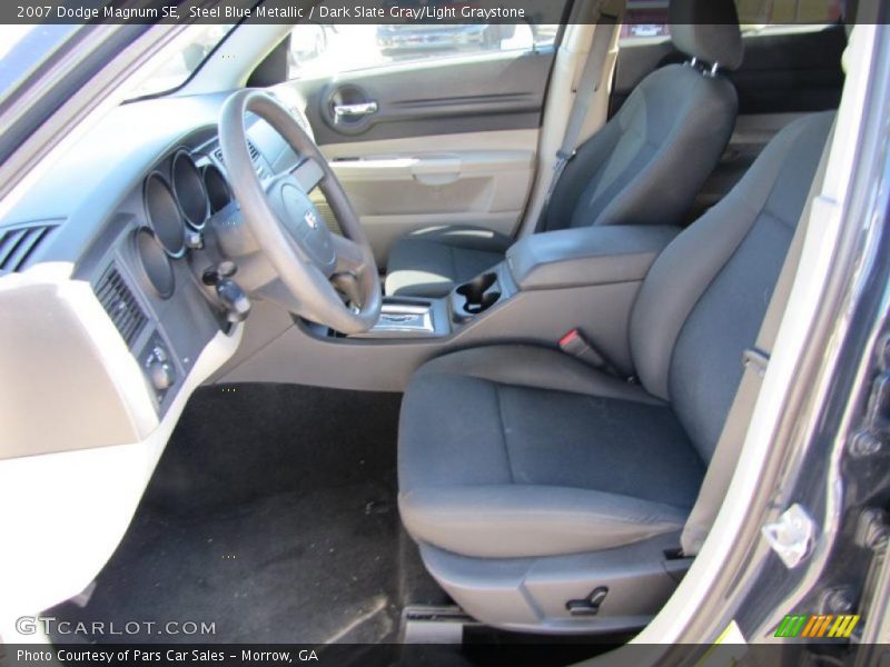 Steel Blue Metallic / Dark Slate Gray/Light Graystone 2007 Dodge Magnum SE
