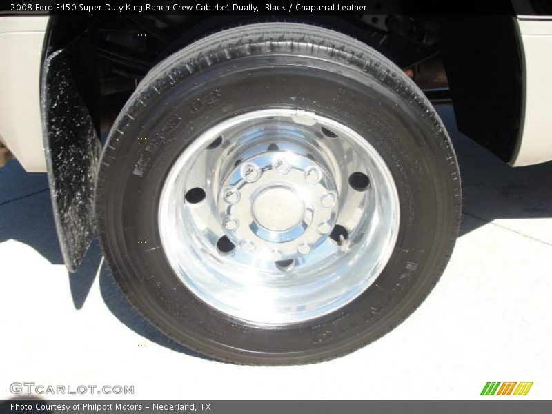 Black / Chaparral Leather 2008 Ford F450 Super Duty King Ranch Crew Cab 4x4 Dually