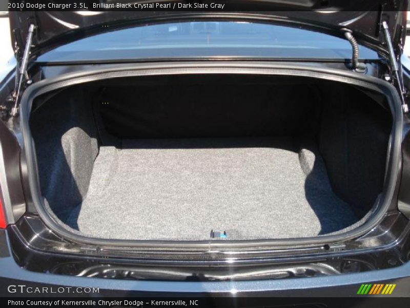Brilliant Black Crystal Pearl / Dark Slate Gray 2010 Dodge Charger 3.5L